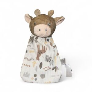 Dreamgro Giraffe Plush Corduroy  Lovey Safari  Security Blanket Toy